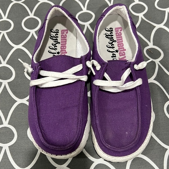 Gypsy Jazz Shoes - Purple shoes size 7.5w